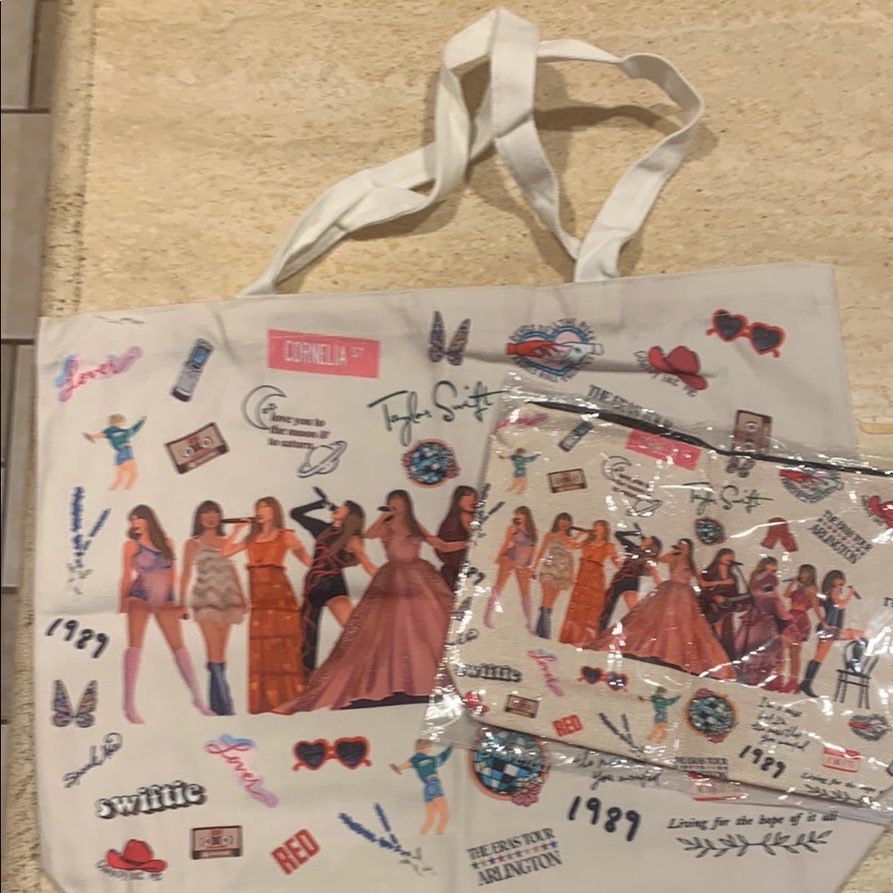 Beige Tote Bag Taylor Swift “The Era Tour” NWT